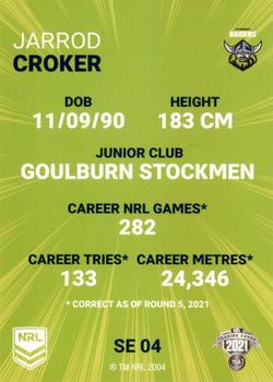 2021 NRL Rivalry #04 Jarrod Croker Back